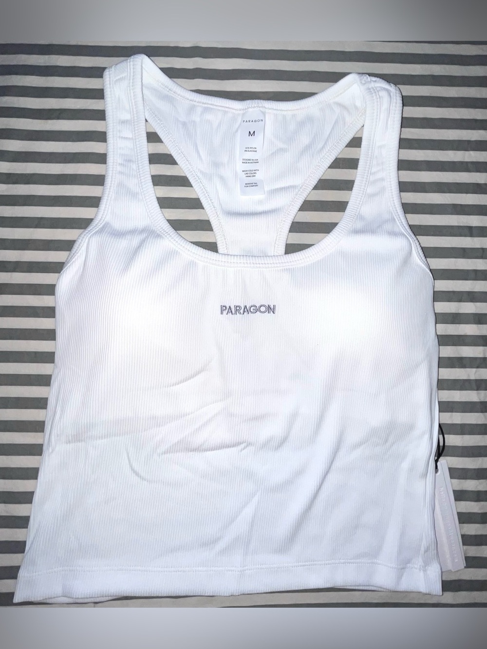 Paragon Fitwear EasyRib Go-to Tank Top in Cloud Size M